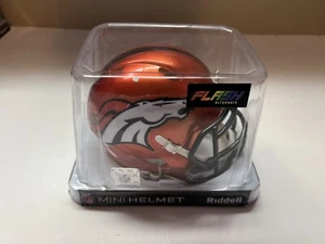 DENVER BRONCOS SPEED FLASH MINI HELMET NEW UNSIGNED NIB - Picture 1 of 2