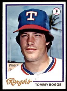 1978 TOPPS TOMMY BOGGS TEXAS RANGERS #518 (109) - Picture 1 of 2