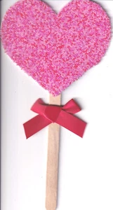 PAPYRUS VALENTINES CARD NIP MSRP $7.95 HEART LOLLIPOP CARD (N10) - Picture 1 of 3