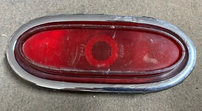 1959 Pontiac Pont Catalina Rear Tail Light Lens Bezel Backing Used OEM 59 - Image 1 of 4