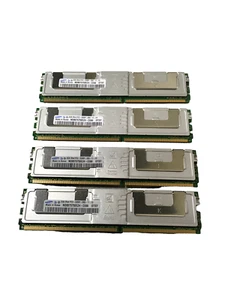 Samsung 8GB 4X 2GB DDR2 PC2-5300F-555 DIMM 240Pin 667MHz M395T5750EZ4-CE66 - Picture 1 of 3