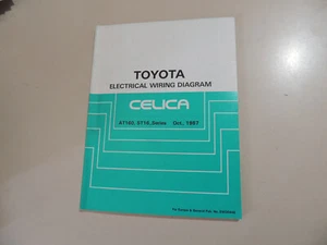 Wiring diagram manual   Toyota Celica AT160 ST162 ST165 - Bild 1 von 8