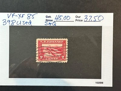 Scott #  398 VF-XF 85  Very Nice!!  SMQ Value $ 45.00  (3739) - Image 1 of 4