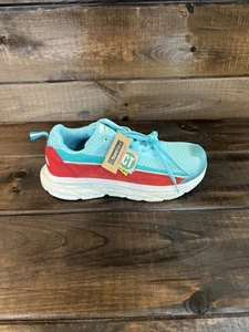 NEW Avenger Teal & Red Composite Toe Work Shoes Women Size 11 Wide - Picture 1 of 10