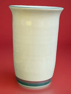 Pfaltzgraff Steinzeug Wacholder Utensilienhalter Blumenvase Grün & Mauve - Bild 1 von 7