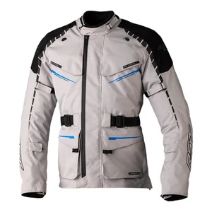 RST Men's Touring Motorbike Riding White Textile Jacket with Hi-Vis/Reflective - Bild 1 von 7