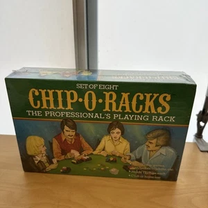 Vintage 1977 Chip-O-Racks Sets of 8 Professional's Playing Rack Racker No. 2075 - Picture 1 of 4