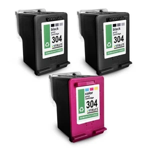 3x MWT per Cartridge 2+1 Replaces HP N9K07AE N9K08AE N9K07A N9K08A 304XL 304 XL - Zdjęcie 1 z 4