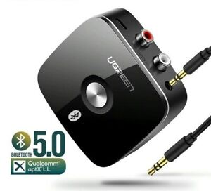 Wireless Bluetooth RCA Receiver 3.5 mm Aux Jack Adapter for Car Audio Music TV