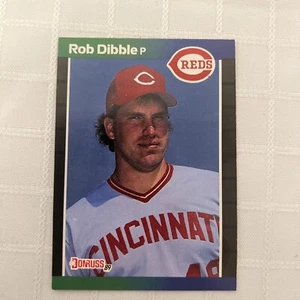 1989 Donruss Rob Dibble Baseball Rookie Card (RC) #426 Reds Rare Error - Picture 1 of 3