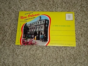 (OO) LOT HISTORIC NEW ORLEANS FOLDER SOUVINER CARD LOT, NEW ORLEANS, LOUISIANA - Picture 1 of 7