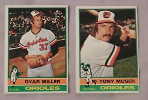 1976 Topps Baltimore Orioles Baseball Card Pick one