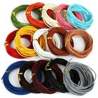 5Meter 100% Real Leather Rope String Cord Necklace Charms 1.0/2.0mm DIY Making