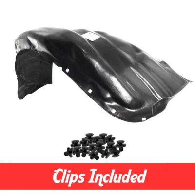 Front Driver Side Fender Liner w/ Clips For 2004-2008 Toyota Solara TO1248129 Foto 1 de 4
