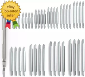 Watch Band Pins Replacement Kit with 40Pcs Heavy Duty Stainless Steel Watch Pins - Picture 1 of 6