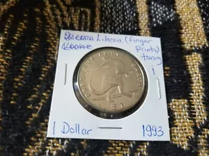 Liberia 1 Dollar 1993 Preserve Planet Earth Circulated - i - Picture 1 of 2
