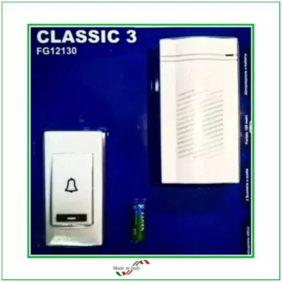 Campanello senza fili da esterno wireless wifi elettrico per casa smart 12 v - Immagine 1 di 2