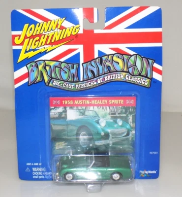 Johnny Lightning British Invasion 1958 Austin-Healey Sprite Green - Image 1 of 2