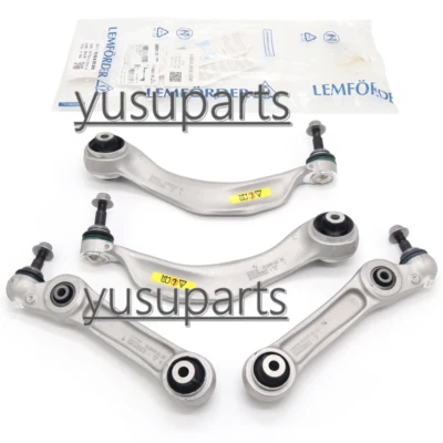 4x Kit de Braço de Controle Inferior Frontal OEM Lemförder para 2011-2016 BMW 528i 535i 550i - Imagem 1 de 4