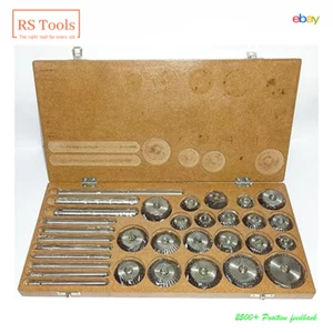 New Valve Seat And Carbon Steel Face Cutter Set Of 21 Pcs With Metal Box USA - Picture 1 of 24