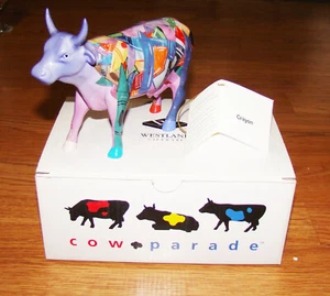 Cow Parade, CRAYON (9192, Westland) 2001, Kansas City - Picture 1 of 9