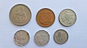 REPUBLIK ZYPERN 1960 SELTENE MÜNZEN MILS - CENT AB ÜBER 50 JAHREN ALT - Bild 1 von 8