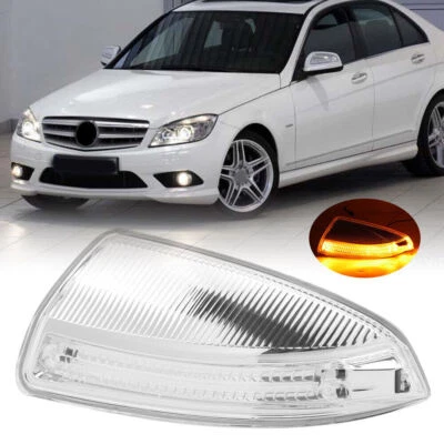 LH Driver Mirror Turn Signal Light Lamp For Mercedes Benz W204 W639 C63 C300/350 - Image 1 of 3