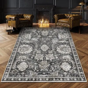 5x7 Washable Area Rugs - Perfect Resistant Rug for Living Room, Bedroom, Kids... - Picture 1 of 7