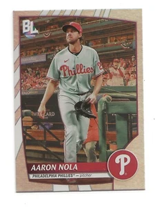 Lámina arco iris AARON NOLA 2023 Topps Big League Filis de Filadelfia (#244) - Imagen 1 de 2