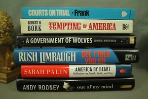 6 books Politics Law  A Government of Wolves The Tempting of America Courts on - Picture 1 of 5