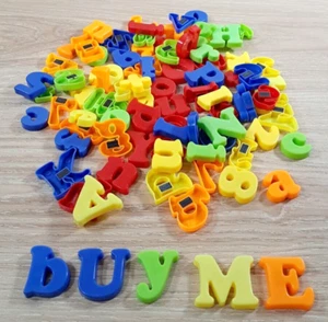 Magnetic plastic fridge letters bundle - Picture 1 of 3