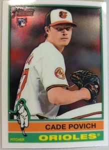 2025 Topps Heritage Cade Povich Chrome RC - Bild 1 von 2