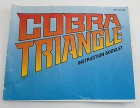 Aut&eacute;ntico Nintendo NES Manual de instrucciones solamente - Cobra Triangle