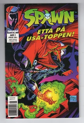 1992 IMAGE SPAWN #1, #2, #3 & #4 1ST APP OF SPAWN & VIOLATOR CLOWN RARE FINLAND - Image 1 of 2