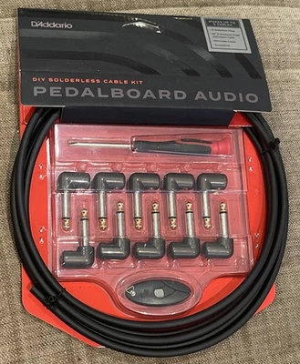 Kit de cables de pedalera de guitarra sin soldadura D'Addario hágalo usted mismo parche PW-GPKIT-10 Foto 1 de 2