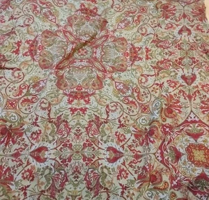AWESOME Vintage Ralph Lauren Randolph Galahad Red Paisley Full Queen Duvet Cover - Picture 1 of 4