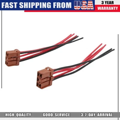 Par de enchufes de conector de repuesto de faros para Acura Integra 94-01 1994-2001 1,8 L Foto 1 de 4