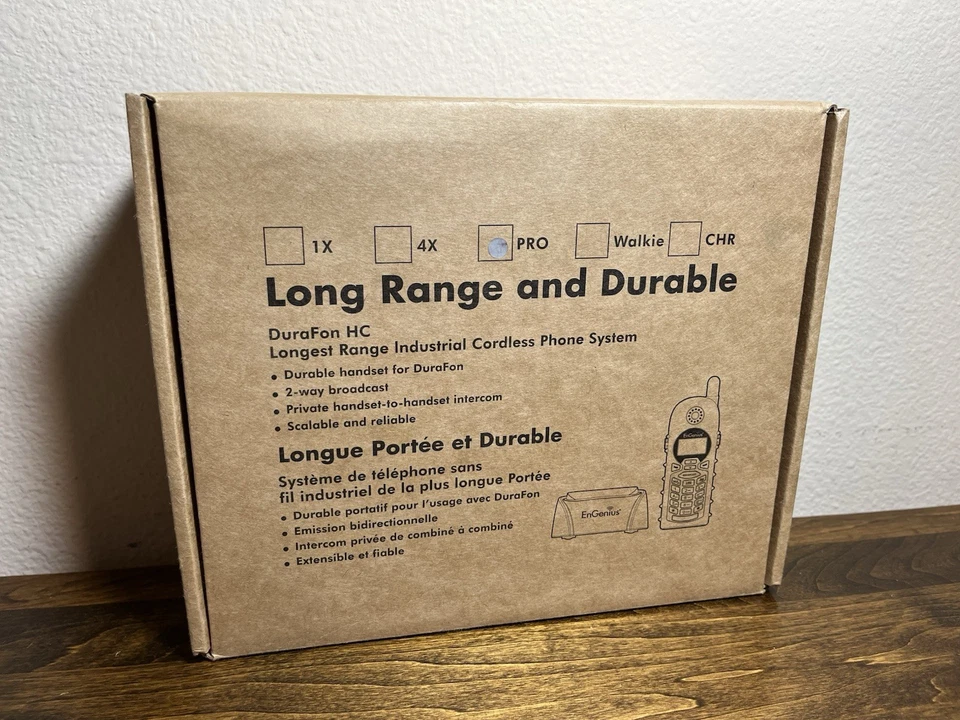 Sistema telefónico inalámbrico EnGenius DuraFon HC Pro de largo alcance y duradero usado Foto 1 de 4
