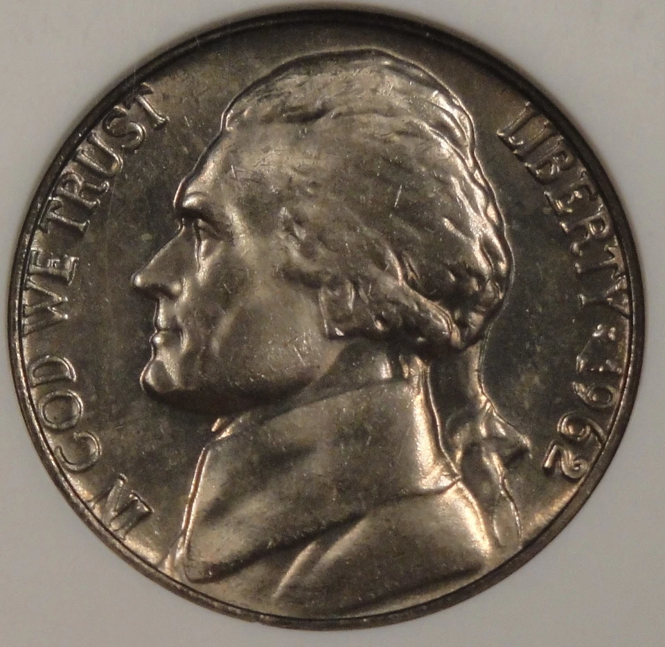 1962 Jefferson Nickel 5c NGC Certified MS65 - Image 1 of 4