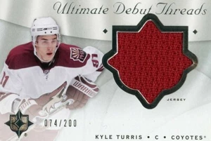 2008-09 KYLE TURRIS PREDATORS/COYOTES ULTIMATE DEBUT THREADS ROOKIE 74 / 200 !! - Picture 1 of 1