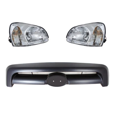 Conjunto de rejilla + juego de faros halógenos para Hyundai Santa Fe 2005-2006 Foto 1 de 4
