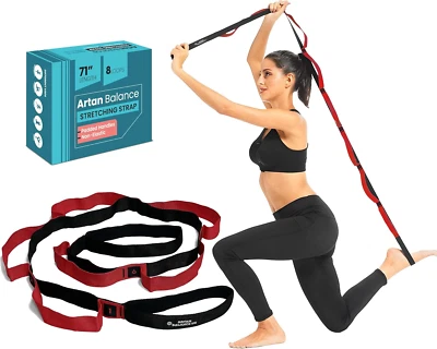 8-Loop Stretching Strap - 71'' Flexibility Strap for Yoga & Therapy - Image 1 of 4