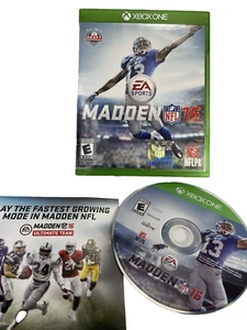 Madden NFL 16 for Xbox One XBOX ONE XB1 Sports Video Game Tested - Picture 1 of 7
