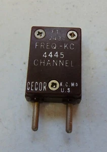 4445 KC Military Ham FT-243 Radio Vintage Kryształ kwarcowy 3990 KC II wojna światowa bc-611 - Zdjęcie 1 z 2