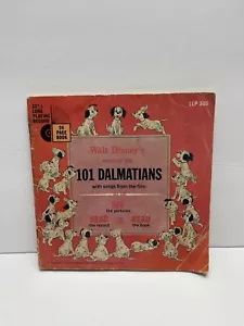 Disneyland 101 Dalmations Vinyl Record and Book Little Gem 33 1/3 - Picture 1 of 9