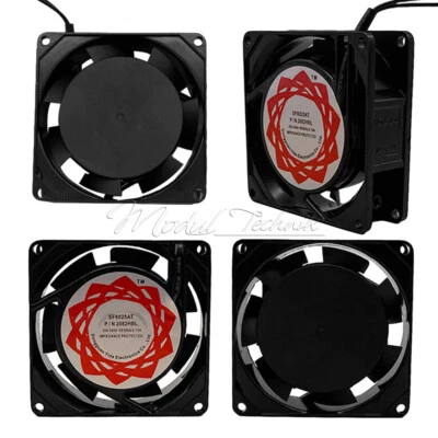 110V 220V DP-8025 Ball Leaded 8cm Two Wire High Airflow Industrial Cooling Fan - Bild 1 von 4