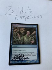 1x Cancel Time Spiral Blue Holo Foil Artist Signed MAGIC CARD - Poole