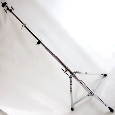 Suporte de prato reto Slingerland #66 Buddy Rich vintage anos 60 cromado Crash/Ride EUA - Imagem 1 de 4