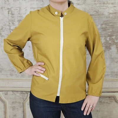 Vintage 1960s Womens Car Club Jacket Cafe Racer Biker Rockabilly Greaser 60s VTG - Image 1 of 4