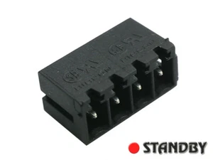 4pcs 4 poles TERMINAL BLOCK HEADER, 31 383 104 RIA 8A/300V, spacing 3,81mm ROHS - Bild 1 von 2